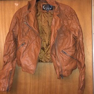 Leather jacket